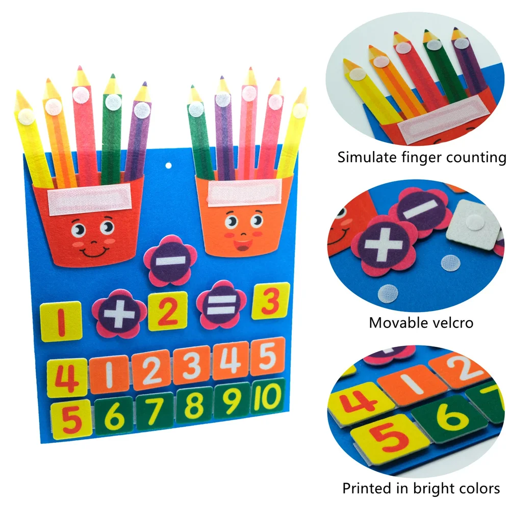 Felt Math Learning Board – Hands-On Addition & Subtraction Toy 5