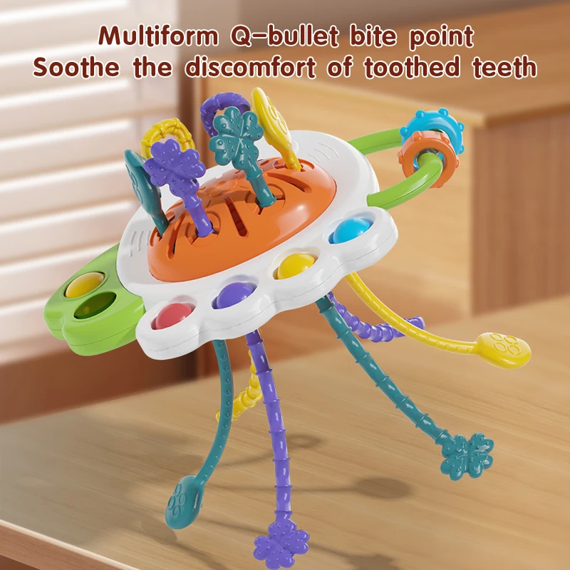 Owl Pull-String Montessori Sensory Toy 6