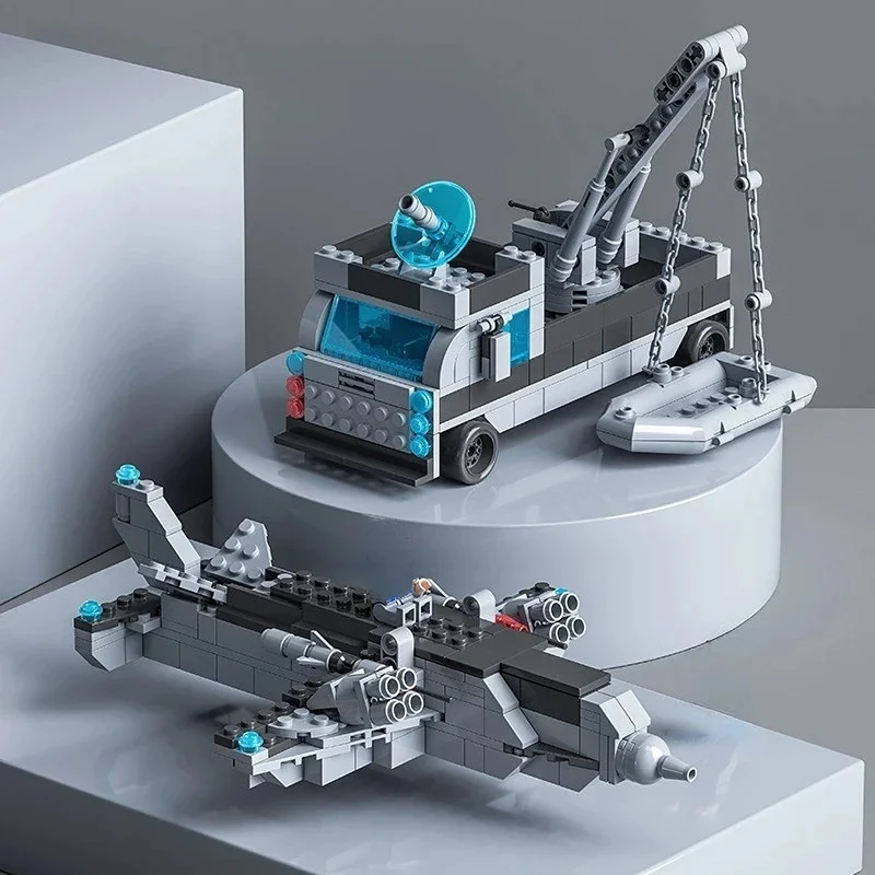 1560 PCs Navy Warship Building Blocks Set 6