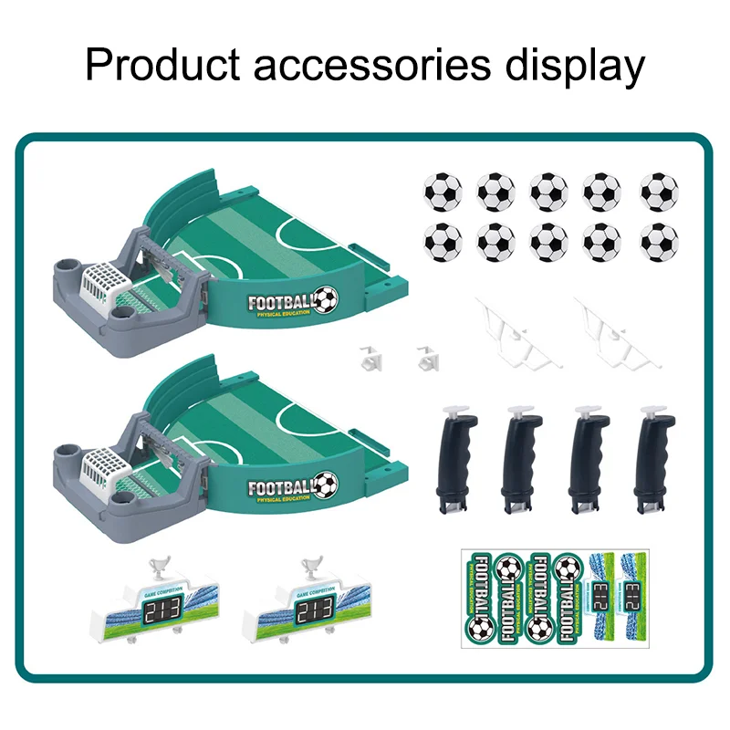 Mini Table Soccer & Hockey Game – Desktop Interactive Family Sports Board Game 6