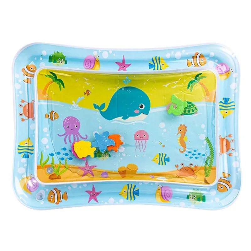 Inflatable Water Play Mat for Tummy Time & Early Development 4
