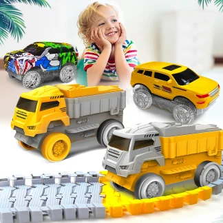 Magical Flexible Race Track Car Set – Build-Your-Own Speedway Fun 2
