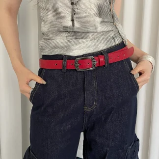 Vintage Butterfly Accent Belt – Women’s Bold Retro Waist Style 1