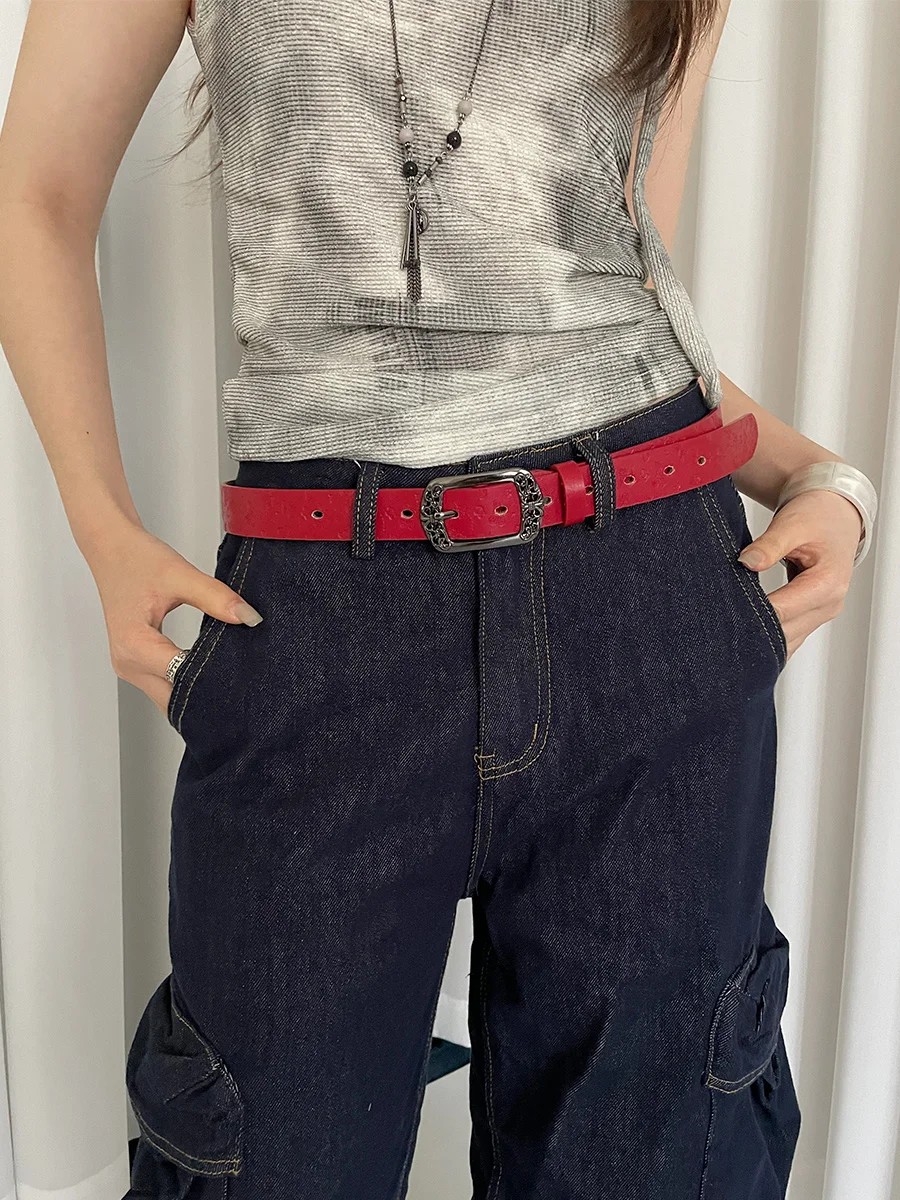 Vintage Butterfly Accent Belt – Women’s Bold Retro Waist Style 1