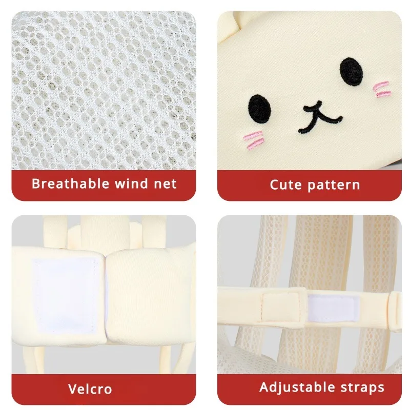 SoftShield™ Baby Head Protector – Gentle Support for First Crawls & Steps 4