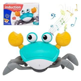 Interactive Crawling Crab Learning Toy for Babies, Sensory Play 1