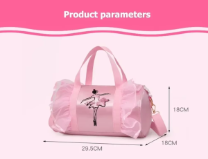 Pink Ballet Dance Bag for Kids 5