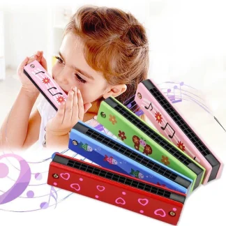 Wooden Harmonica for Kids – Fun Musical Learning Toy 1