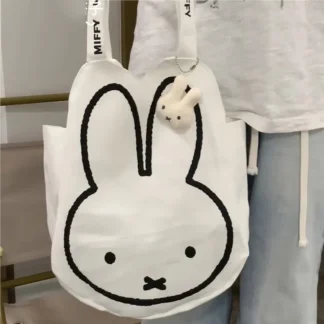 Miffy Large Canvas Shoulder Tote 1