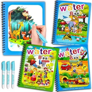 Magic Water Drawing Book for Kids – Reusable Mess-Free Montessori Coloring Toy 1