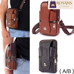 Genuine Leather Waist Bag – Large Capacity Multifunction Fanny Pack 11