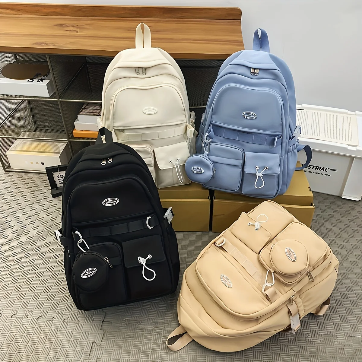 Simple Large Capacity Unisex Backpack – Casual Sports & School Travel Bag 3