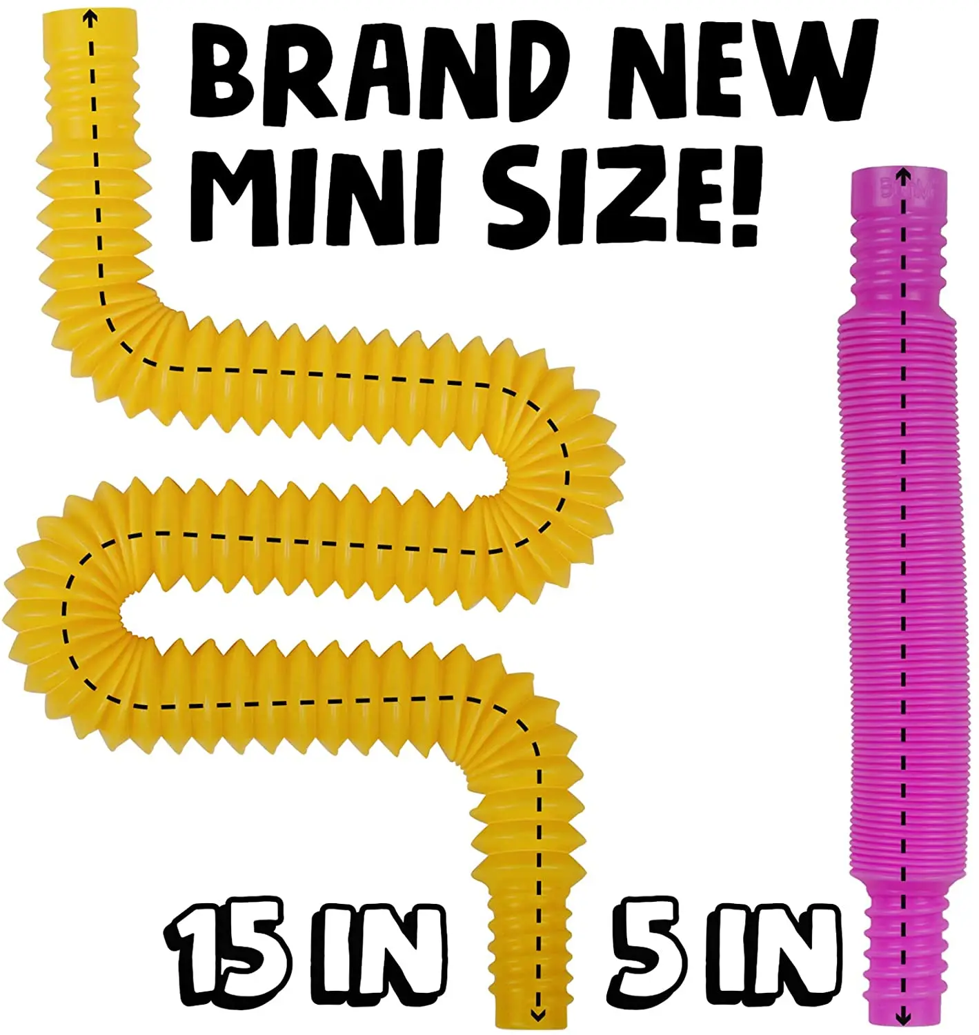 Mini Pop Tube Sensory Fidget Toy – 4 Pack Colorful Stress Relief 4