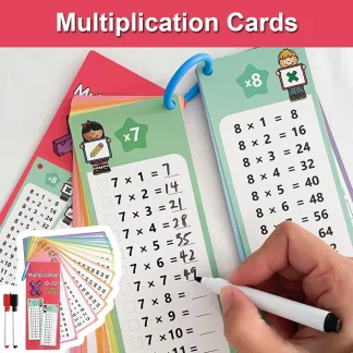 Multiplication Learning Cards – Fun Self-Check Math Tool for Kids 1