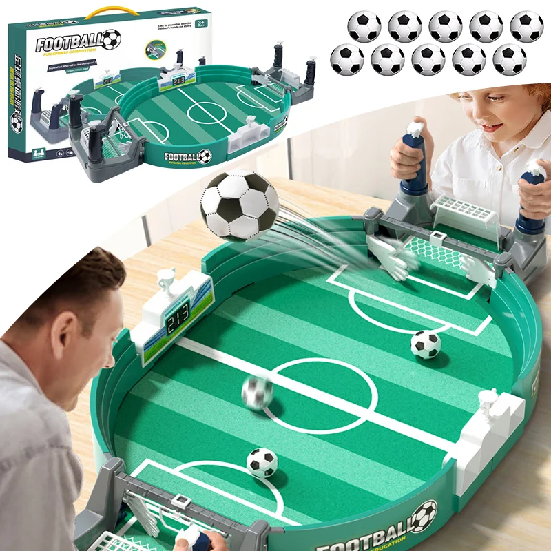 Mini Table Soccer & Hockey Game – Desktop Interactive Family Sports Board Game 1