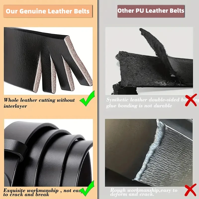 Burgundy Genuine Leather Belt – Elegant Gold Buckle Waist Accent 6