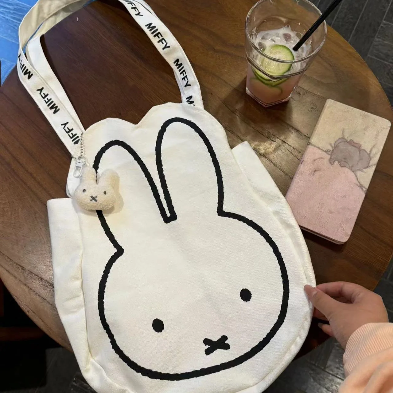 Miffy Large Canvas Shoulder Tote 5