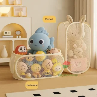 Large Capacity Children’s Toy Storage Basket – Foldable Multi-Purpose Laundry Organizer 1