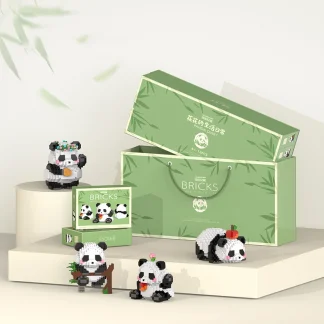 Creative Mini Panda DIY Building Blocks Set 5