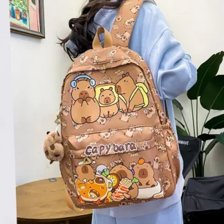 Cute Capybara Ultra-Light Backpack 1