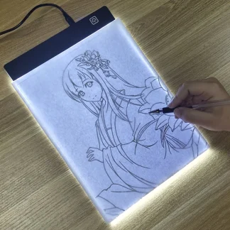 LED Drawing Copy Pad – 3 Level Dimmable Light Board 1