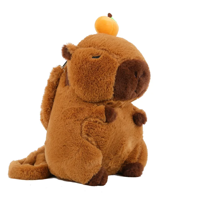 Capybara Plush Backpack – Kawaii Plush Mini Knapsack 5