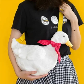 Cute Duck Plush Crossbody Bag – Fun & Cozy Statement Piece 1