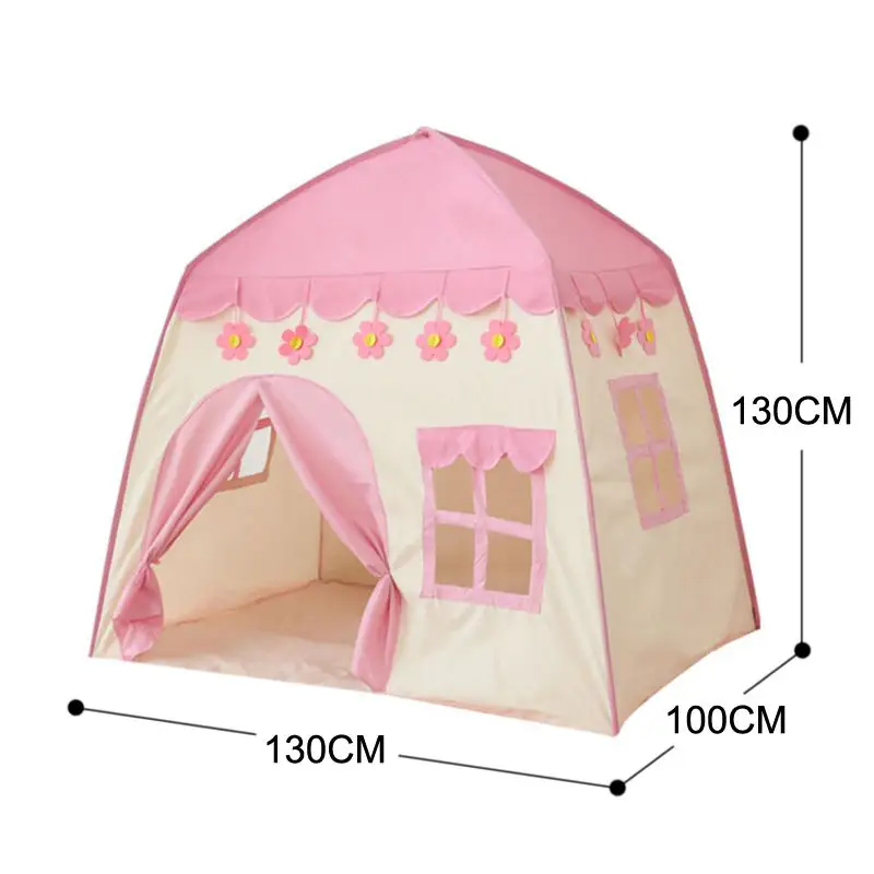 Children’s Indoor & Outdoor Play Tent – Foldable Princess Castle Teepee Playhouse 6