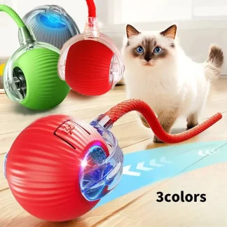 Smart Interactive Rolling Ball Toy for Cats – Rechargeable Motion Sensor Play 1