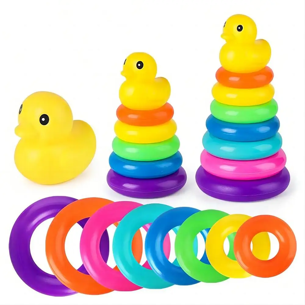 Montessori Rolling Duck Stacking Tower 6