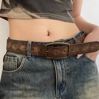 Classic PU Leather Belt for women